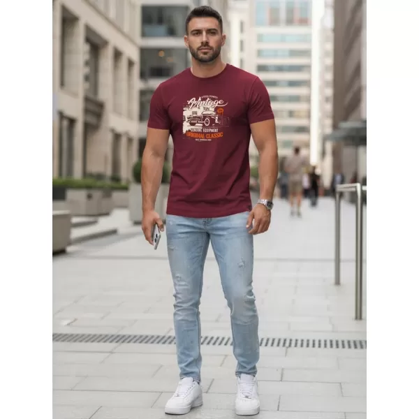  Muška majica kratkih rukava DSTREET NX5082R KLARET 