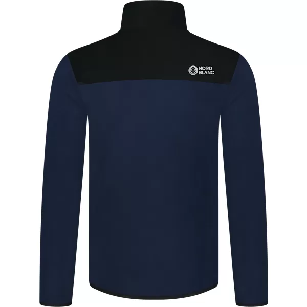  Muški lagani sweatshirt od flisa NORDBLANC CRACKLE NBSFM8373 TAMNOPLAVA 