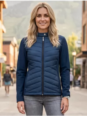 Ženska hibridna jakna MALFINI PREMIUM CROSS 556 TAMNOPLAVA