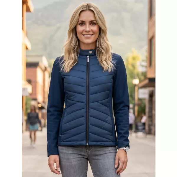  Ženska hibridna jakna MALFINI PREMIUM CROSS 556 TAMNOPLAVA 