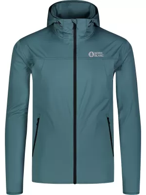 Muška vodootporna softshell jakna NORDBLANC EXPEDITIOUS NBSSM8323 ZELENA