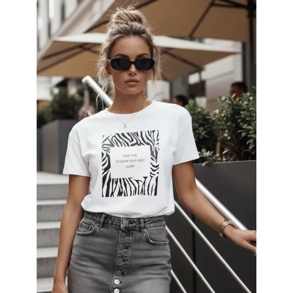  Ženska majica kratkih rukava DSTREET RY2499 BIJELA 