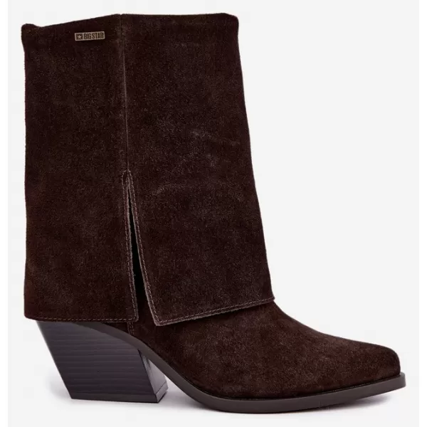  Ženske čizme BIG STAR SHOES UU274115 SMEĐE/BEŽ SJENE 