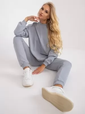 Ženski sweatshirt BASIC FEEL GOOD AP-BL-A-R001 SIVA