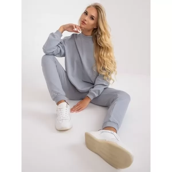 Ženski sweatshirt BASIC FEEL GOOD AP-BL-A-R001 SIVA 