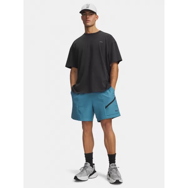  Muške kratke hlače UNDER ARMOUR UNSTOPPABLE WOVEN SHORTS 6009361-466 PLAVA 