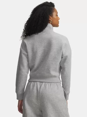 Ženski sweatshirt UNDER ARMOUR RIVAL FLEECE SCRIPT HZ 6012292-011 SIVA