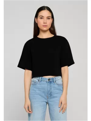 Ženska majica kratkih rukava URBAN CLASSICS TB8288 CRNA