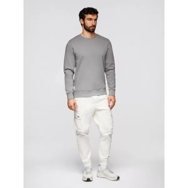  Muški sweatshirt OMBRE OM-SSBN-0271 SIVA 
