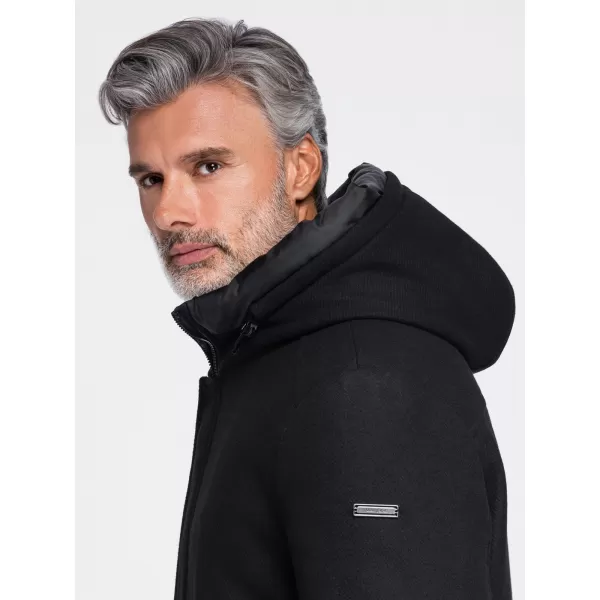  Muška parka OMBRE OM-COWC-0161 CRNA 