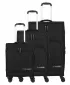 Set kofera TRAVELITE Kick Off 4w S, M exp, L exp CRNA