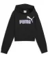 Dječji sweatshirt PUMA ESS 2 COLOR NO. 1 LOGO SHORT LENGTH HOOD 68607255 PUMA CRNA/SVIJETLA LAVANDA