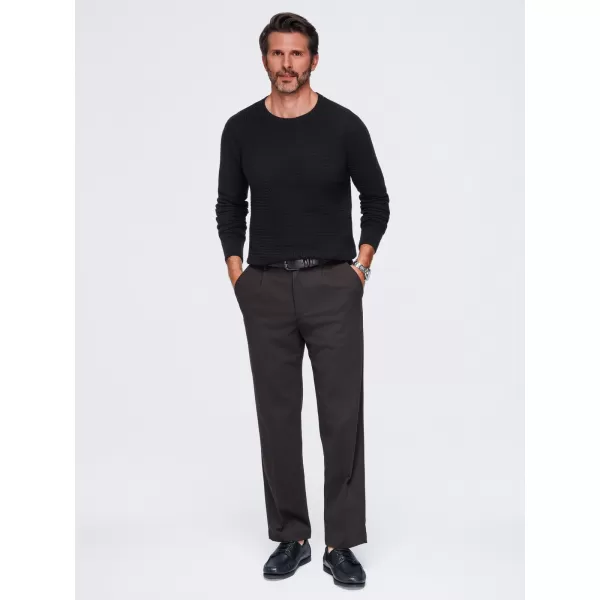  Muški pulover OMBRE OM-SWSW-0119 CRNA 