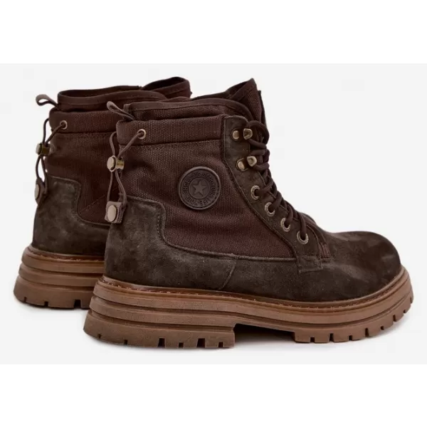  Muške cipele BIG STAR SHOES UU174254 SMEĐE/BEŽ SJENE 