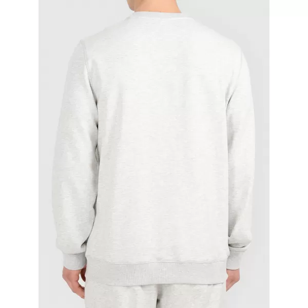  Muški sweatshirt 4F WMM00TSWSM2549 HLADNI SVIJETLO SIVI MELANGE 