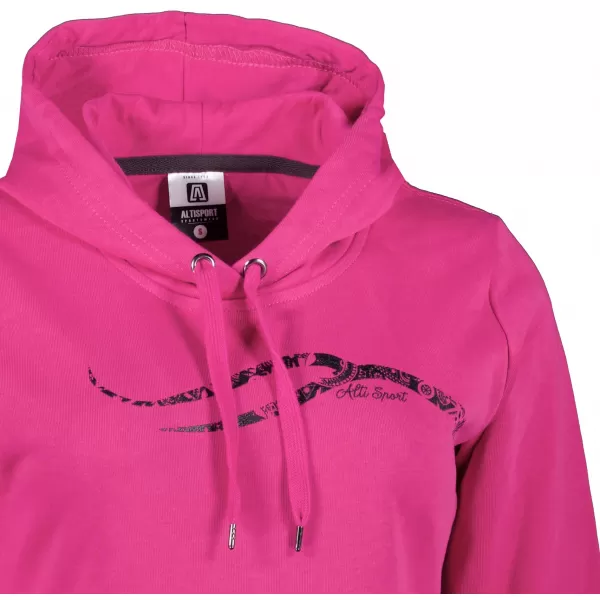  Ženska produžena majica ALTISPORT ALW001419 MAGENTA 