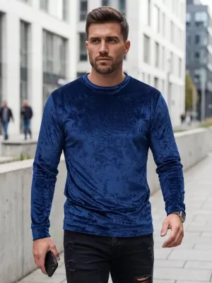 Muški sweatshirt DSTREET BX5531 TAMNOPLAVA