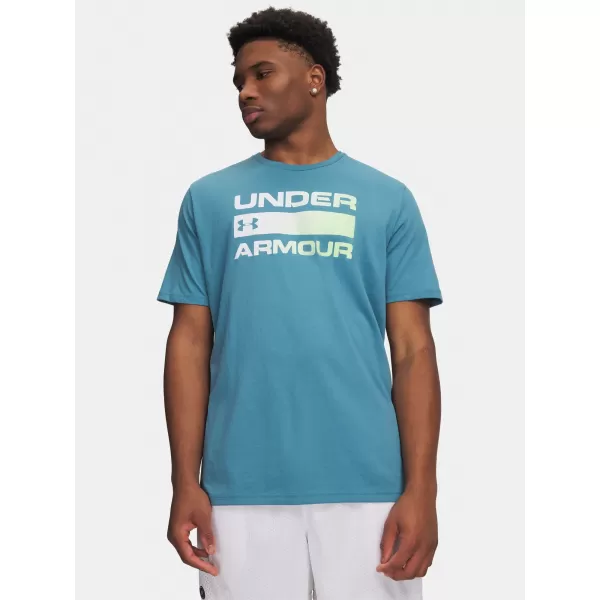  Muška majica kratkih rukava UNDER ARMOUR TEAM ISSUE WORDMARK SS 1329582-466 PLAVA 