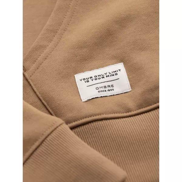  Muški sweatshirt OMBRE OM-SSBN-0270 SMEĐA 