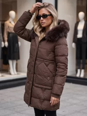 Ženska jakna DSTREET TY5825 SMEĐA