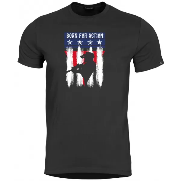  Muška majica kratkih rukava PENTAGON AGERON RANGER K09012-RA CRNA 