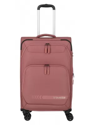 Kofer TRAVELITE Kick Off 4w M exp RUŽA