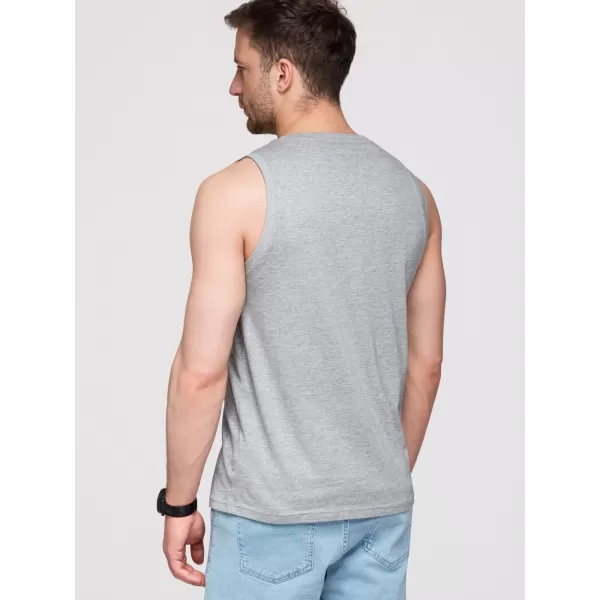  Muška majica bez rukava OMBRE OM-TSBT-0272 SIVI MELANGE 