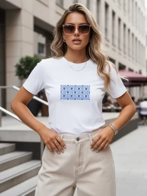 Ženska majica kratkih rukava DSTREET NX8015RY-WH BIJELA
