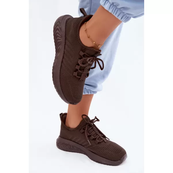  Ženske tenisice BIG STAR SHOES UU274055 SMEĐA/BEŽ 