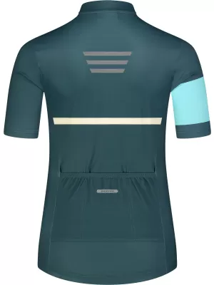 Ženski biciklistički dres NORDBLANC ENTHUSIAST NBSLF8084 ZELENA