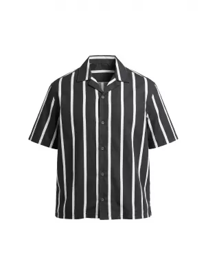 Muška košulja URBAN CLASSICS TB8429-00826 CRNO/BIJELO