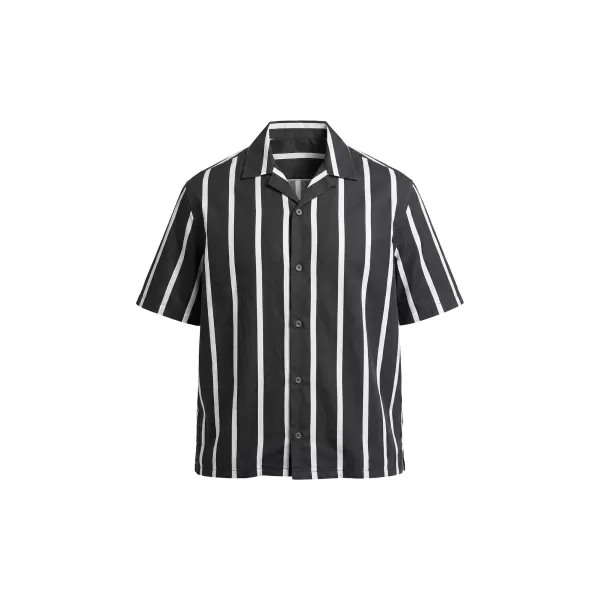  Muška košulja URBAN CLASSICS TB8429-00826 CRNO/BIJELO 