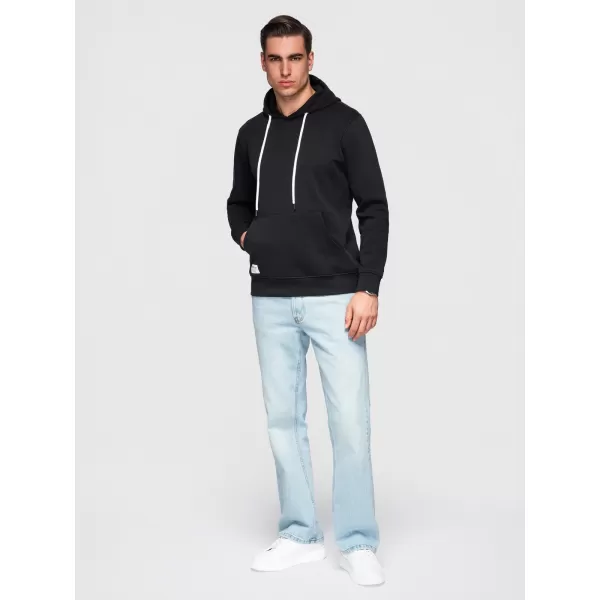  Muški sweatshirt OMBRE OM-SSBN-0270 CRNA 