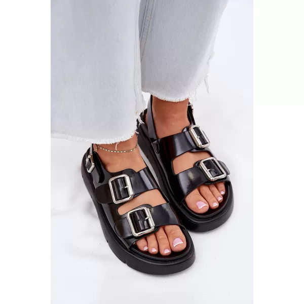  Ženske sandale BIG STAR SHOES RR274662 CRNA 