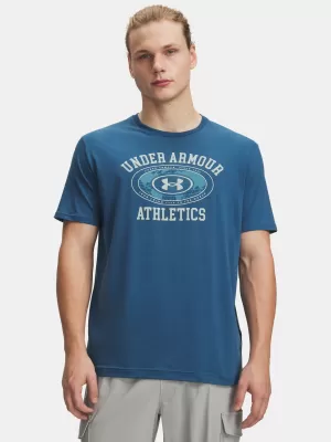 Muška majica kratkih rukava UNDER ARMOUR M 60/40S ARMOR GLOBE SS 6009261-498 PLAVA