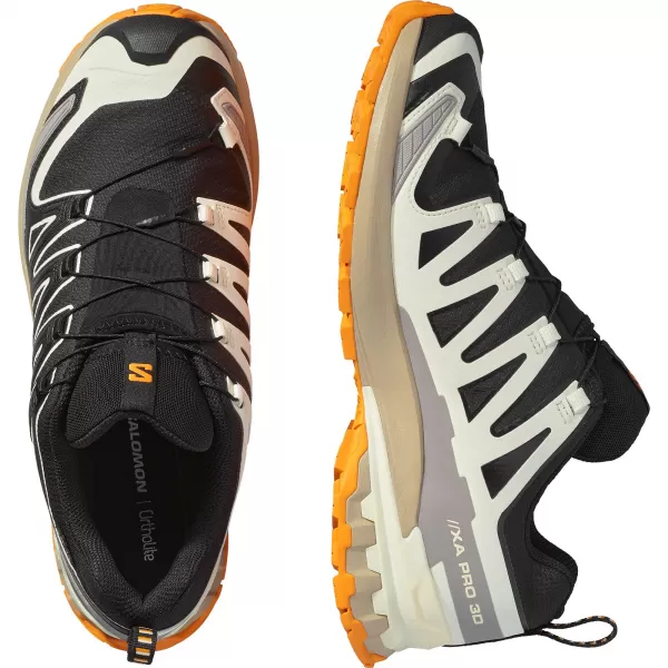  Muške cipele SALOMON XA PRO 3D V9 GORE-TEX L47881900 CRNI/LED OD VANILIJE/KURKUMA 