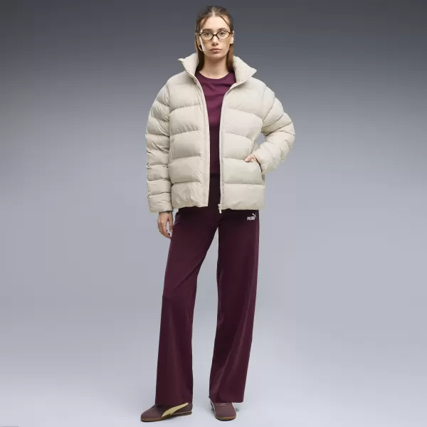  Ženske tajice PUMA ESS SMALL NO. 1 LOGO HIGH-WAIST STRAIGHT 68242924 RUBIN NOIR 