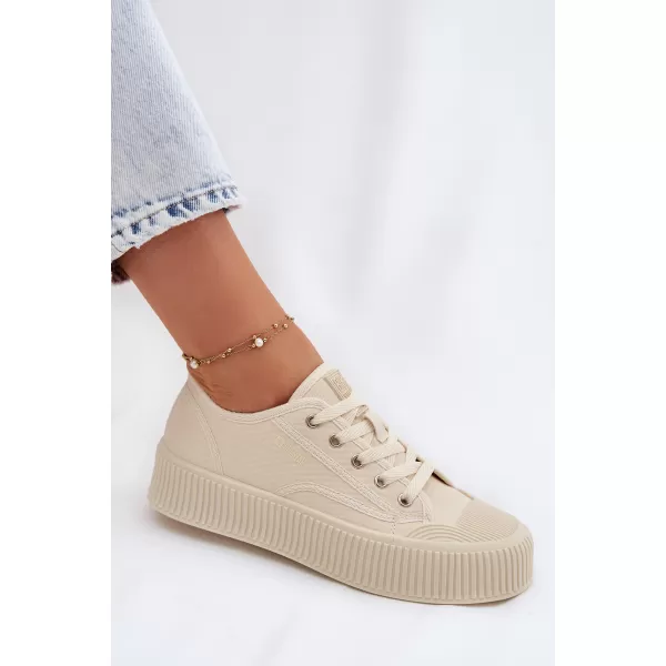  Ženske tenisice BIG STAR SHOES TT274271 BEŽ 