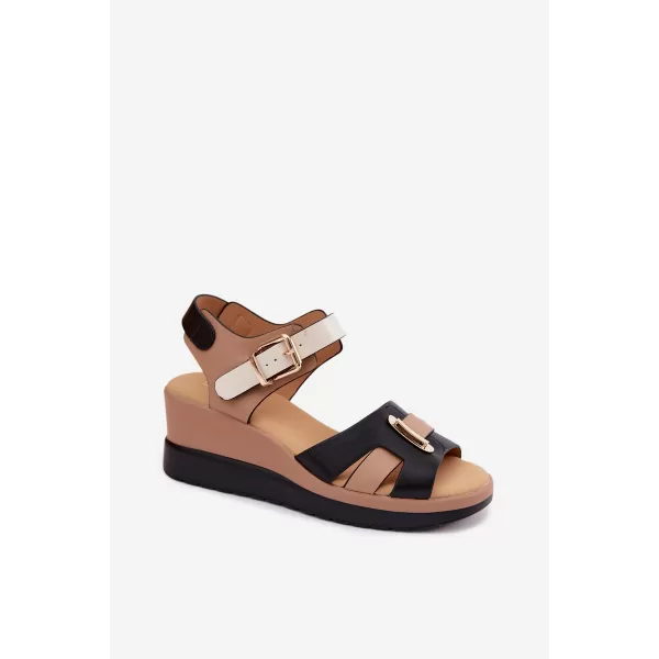  Ženske sandale ARTIKER 58C0316 CRNO/BEŽ 