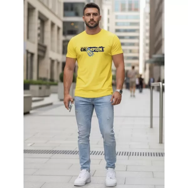  Muška majica kratkih rukava DSTREET NX5017R-YE JANTAR 
