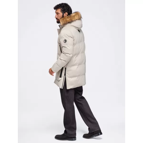  Muška parka OMBRE OM-JALJ-0310 KREMA 