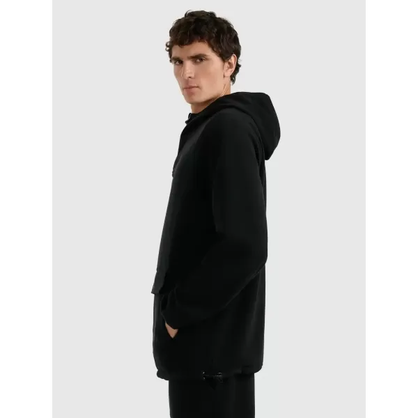  Muški sweatshirt 4F WAW25TSWSM1947 DUBOKA CRNA 