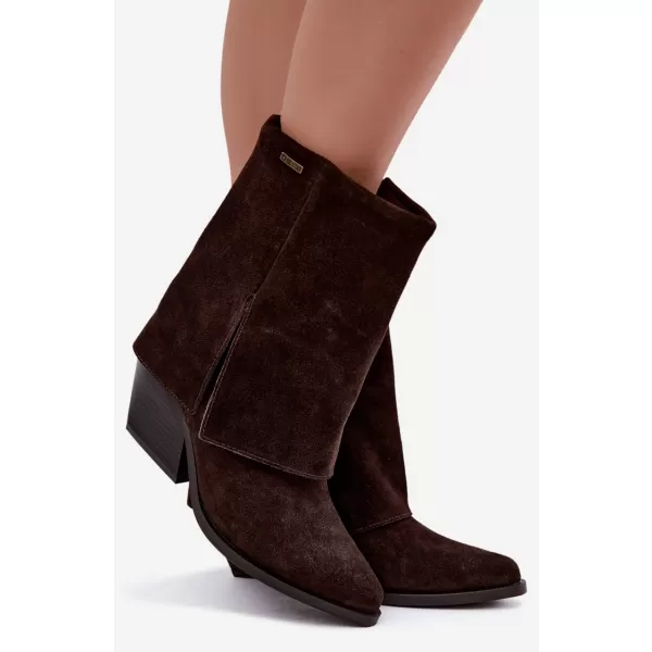  Ženske čizme BIG STAR SHOES UU274115 SMEĐE/BEŽ SJENE 
