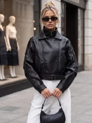 Ženska jakna DSTREET TY5844 CRNA