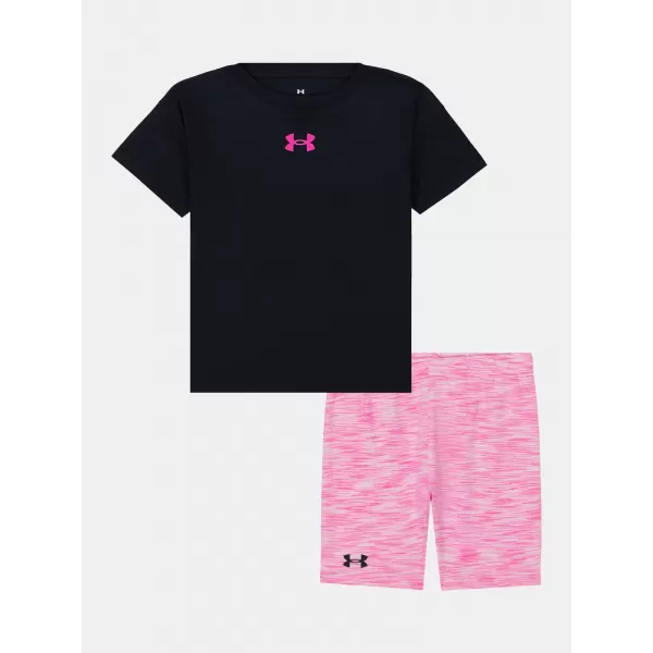  Komplet za djevojčice UNDER ARMOUR TWIST BIKE SHORT SET UASII0PR-001 CRNA 