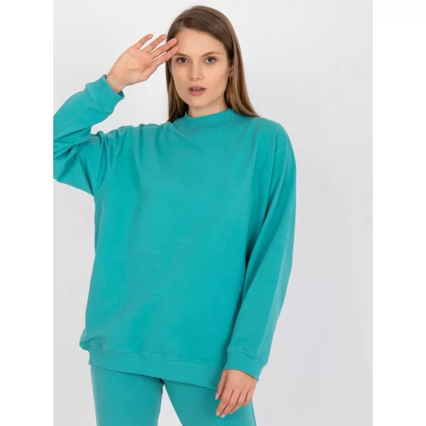  Ženski sweatshirt BASIC FEEL GOOD AP-BL-A-R001 TIRKIZ 