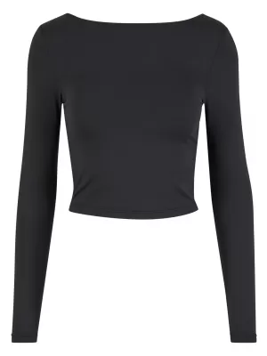 Ženska majica kratkih rukava URBAN CLASSICS TB7721 CRNA