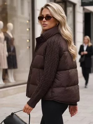 Ženska jakna DSTREET TY5931 SMEĐA