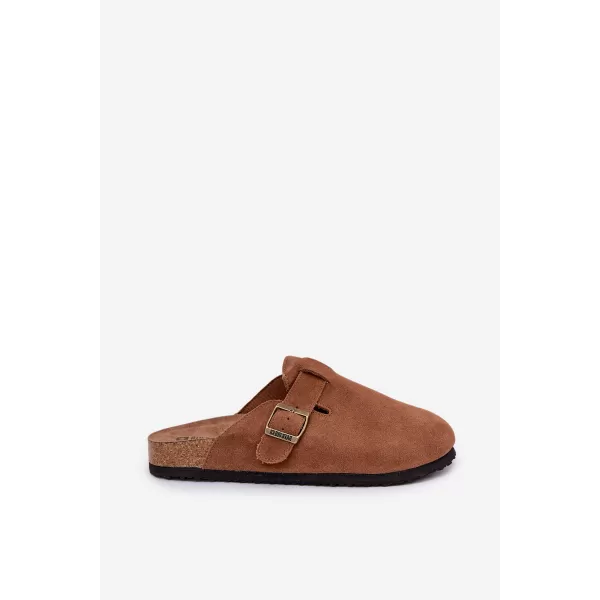  Ženske papuče BIG STAR SHOES RR274A387 SMEĐA/BEŽ 
