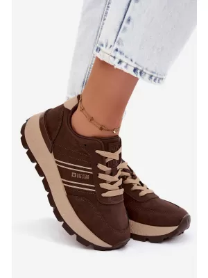 Ženske tenisice BIG STAR SHOES UU274040 SMEĐA/BEŽ